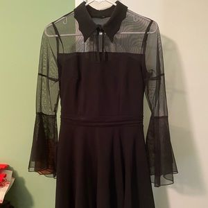 Batwing Collar Dress